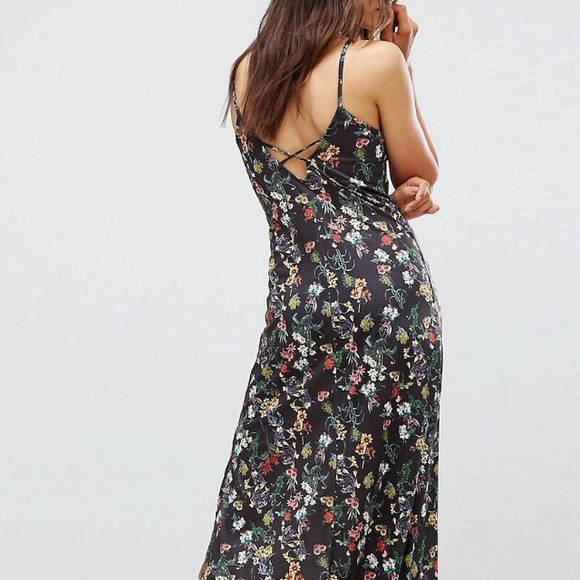 NWT TOPSHOP floral maxi slip dress - Picture 2 of 5